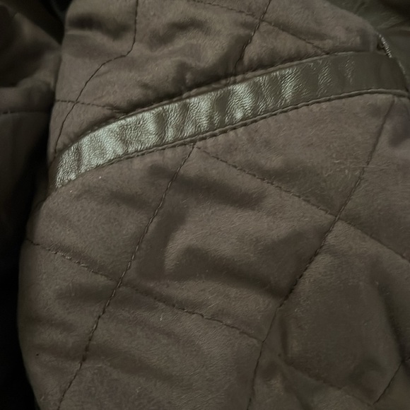 Rouge Moto Leather Brown Jacket - Picture 9 of 10